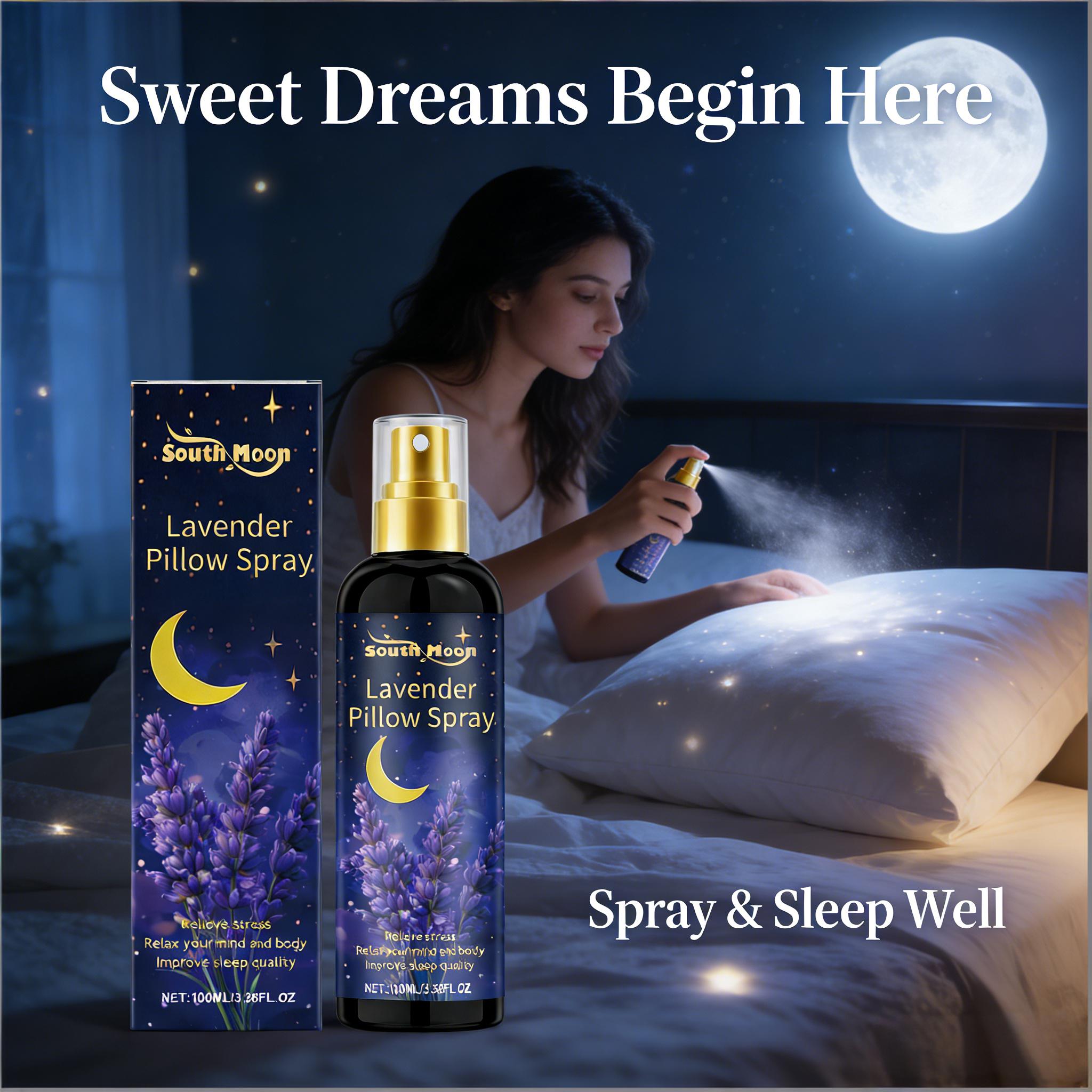 Anti Snore Contour Pillow - Spray do spania z lawendą na