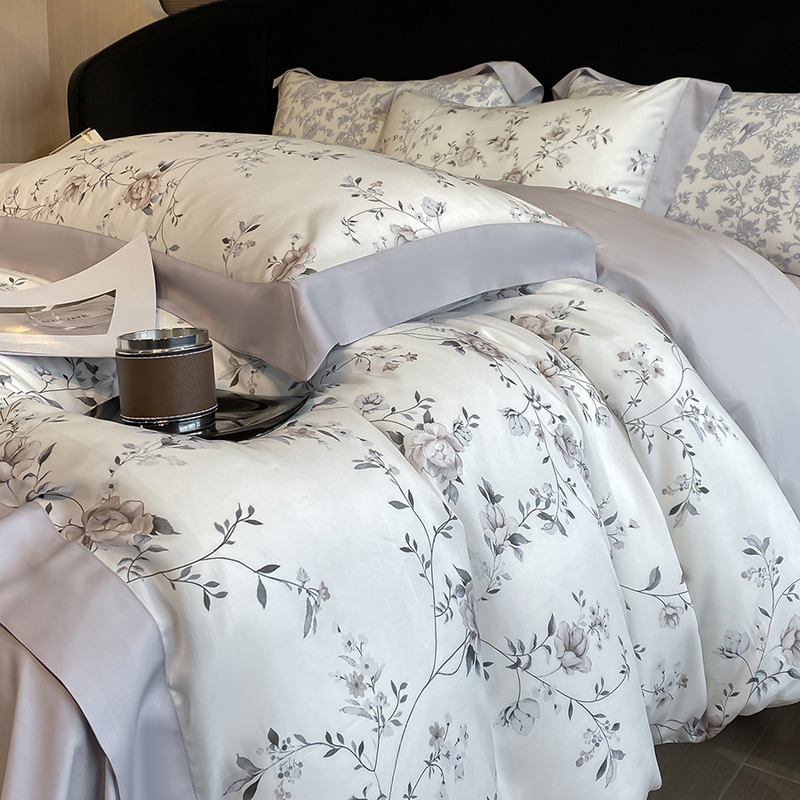 Aesthetic Floral Duvet Cover - Luksusowy druk cyfrowy kwiaty i rośliny
