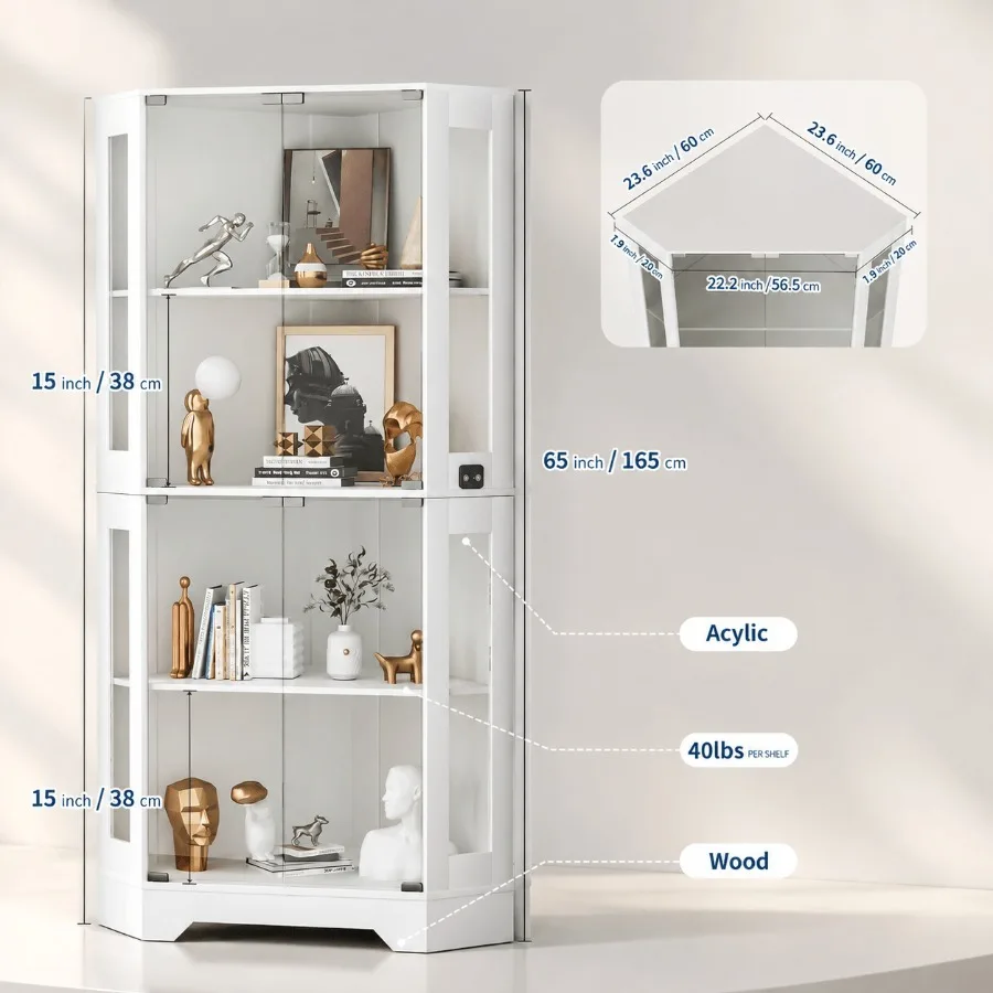 65-centymetrowa, biała, narożn – Storage & Organization recenzja i cena