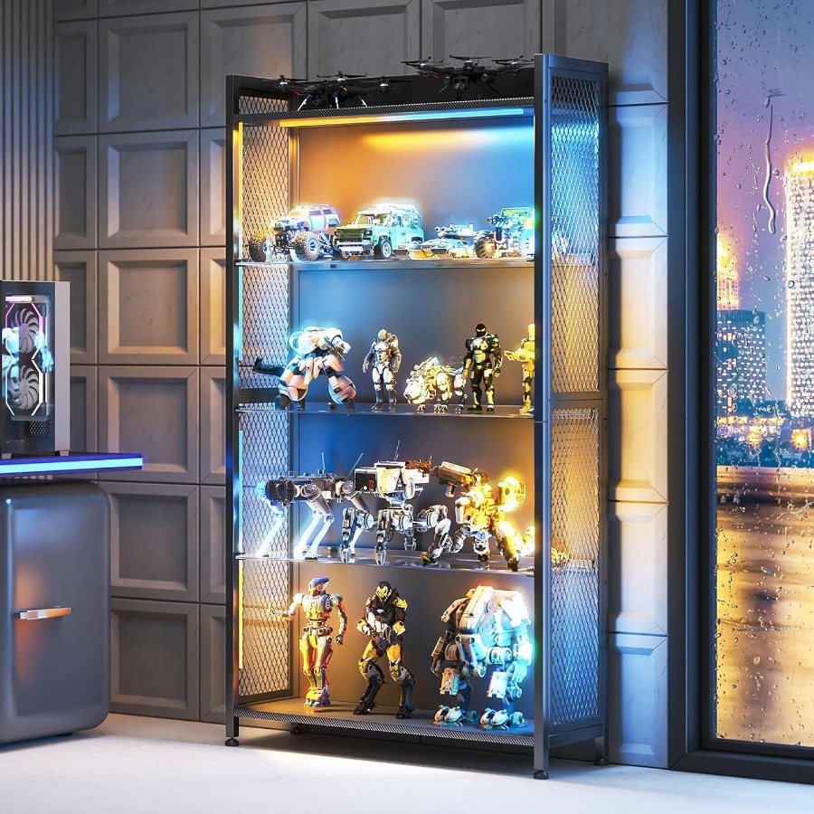 Czteropoziomowa witryna z półk – Lighting recenzja i cena