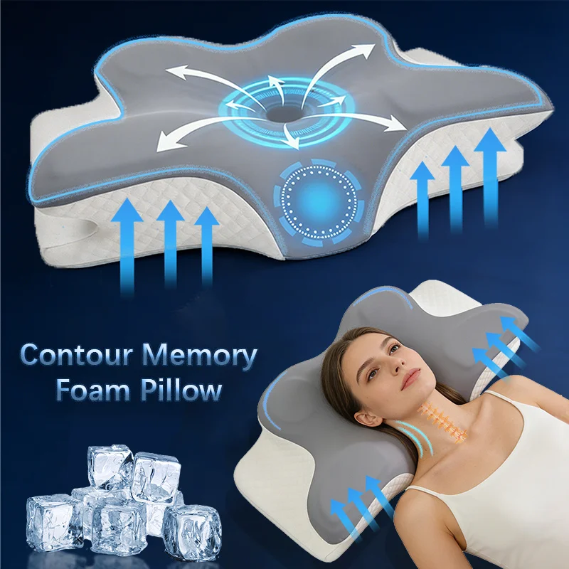 Poduszka z pianki memory, podu – Memory Foam Orthopedic Pillow Neck Pain recenzja i cena