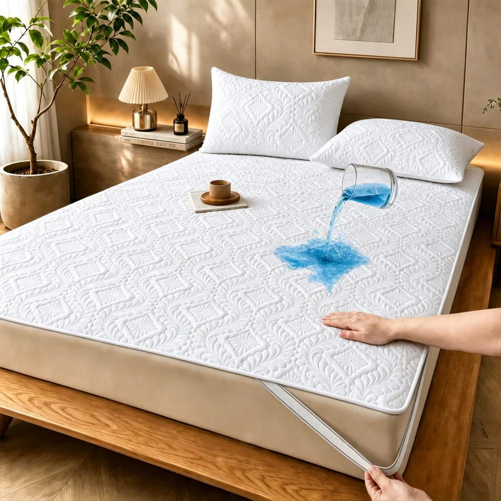 1 sztuka – wielokolorowa, elas – Waterproof Mattress Protector Breathable recenzja i cena